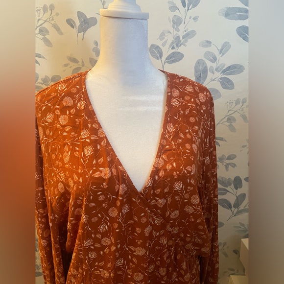 a.n.a Women’s Casual Floral Dress Plus Size XXL. New w tag - Picture 3 of 10